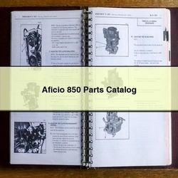 Aficio 850 Parts Catalog PDF
