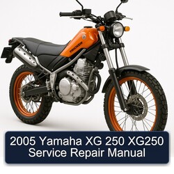 2005 Yamaha XG 250 XG250 Service Repair Manual 