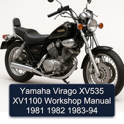 1981-1994 Yamaha Virago XV535 XV1100 94 Service Repair Workshop Manual PDF