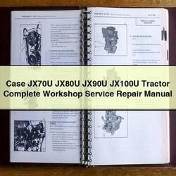 Case JX70U JX80U JX90U JX100U Tractor Service Repair Workshop Manual PDF