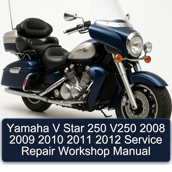 2008-2012 Yamaha Royal Star Venture V 250 V250 Service Repair Workshop Manual PDF
