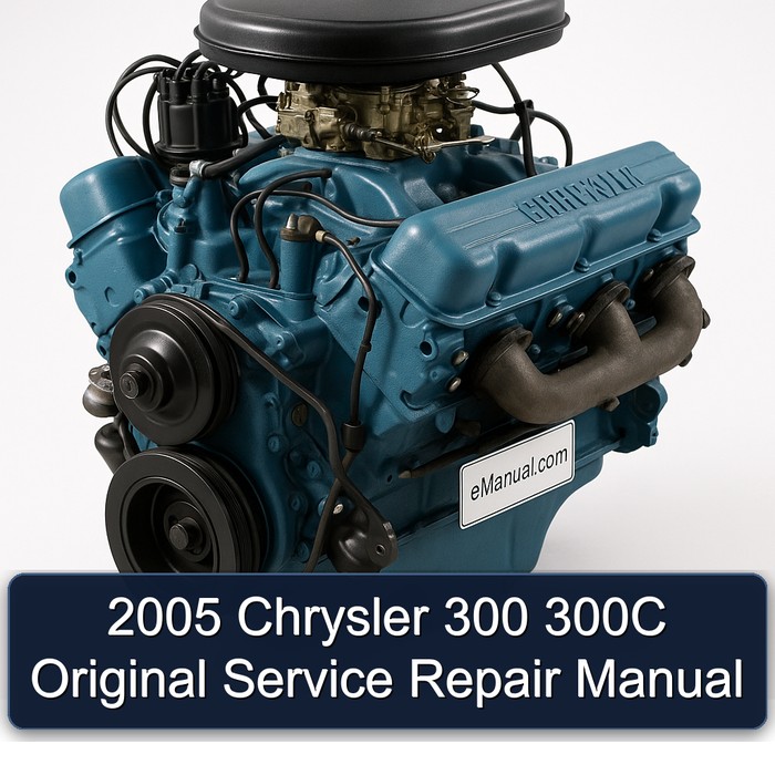 2005 Chrysler 300 300C Original Service Repair Workshop Manual PDF