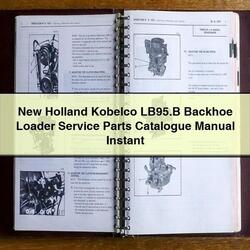 New Holland Kobelco Lb95.b Backhoe Loader Parts Catalog PDF