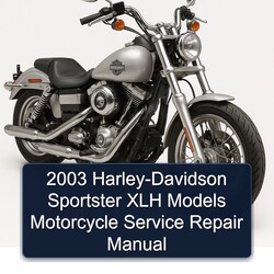 2003 Harley Davidson Sportster Harley-davidson XLH Models Motorcycle Service Repair Workshop Manual PDF