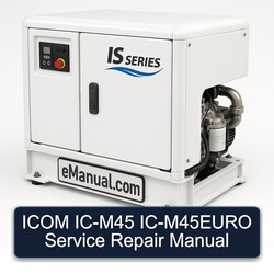 Icom IC-M45 Ic-m45euro Service Repair Workshop Manual PDF