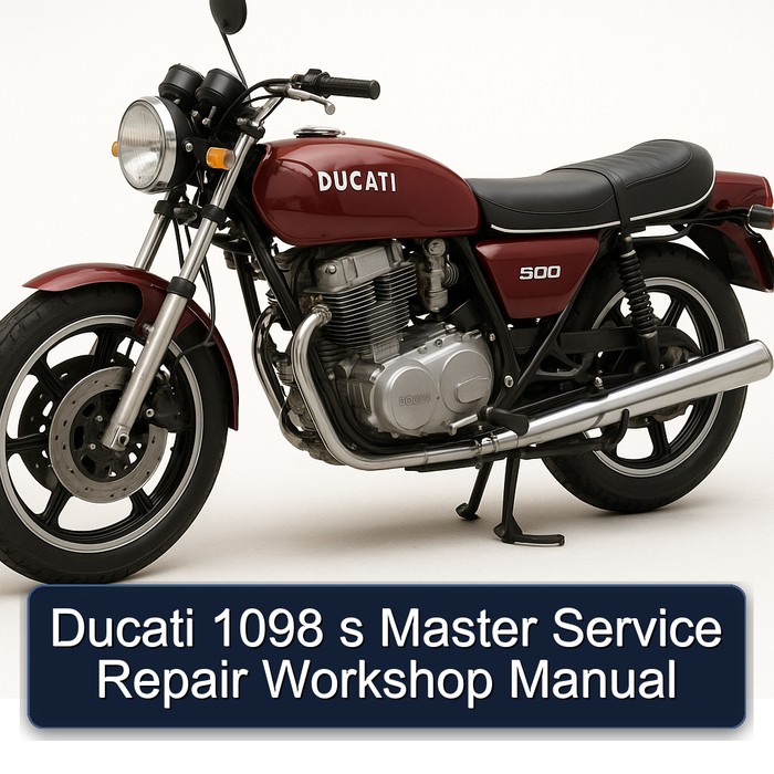 Ducati 1098 S Master Service Repair Workshop Manual PDF