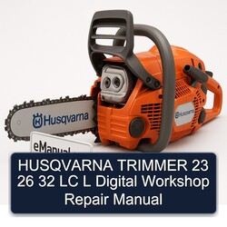 Husqvarna Trimmer 23 26 32 LC L Digital Service Repair Workshop Manual PDF