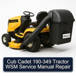 Cub Cadet 190-349 Tractor WSM Service Repair Workshop Manual PDF