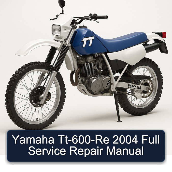 2004 Yamaha TT Models Tt-600-re Service Repair Workshop Manual PDF