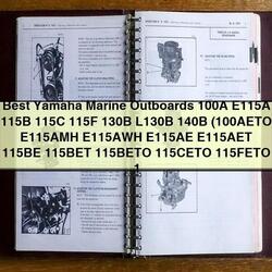 Yamaha Marine Outboards 100A E115A 115B 115C 115F 130B L130B 140B Service Repair Workshop Manual PDF