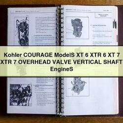 Kohler COURAGE ModelS XT 6 XTR 6 XT 7 XTR 7 OVERHEAD VALVE VERTICAL SHAFT EngineS