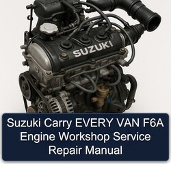 Suzuki F6A Carry Every VAN Engine Service Repair Workshop Manual PDF