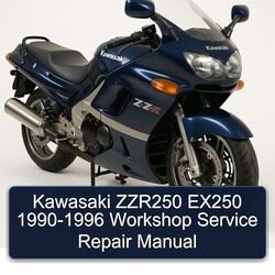 1990-1996 Kawasaki ZZ R Series ZZR250 EX250 Service Repair Workshop Manual PDF