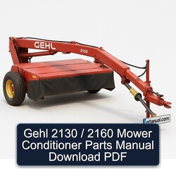 Gehl 2130 / 2160 Mower Conditioner Parts Catalog PDF