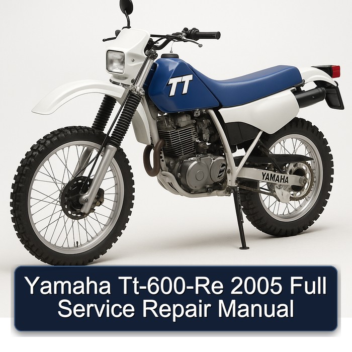 2005 Yamaha TT Models Tt-600-re Service Repair Workshop Manual PDF