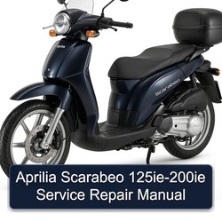 Aprilia Scarabeo 125IE-200IE Service Repair Workshop Manual PDF