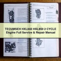 Tecumseh 2 Cycle Models HXL840 HXL850 Engine Service Repair Workshop Manual PDF