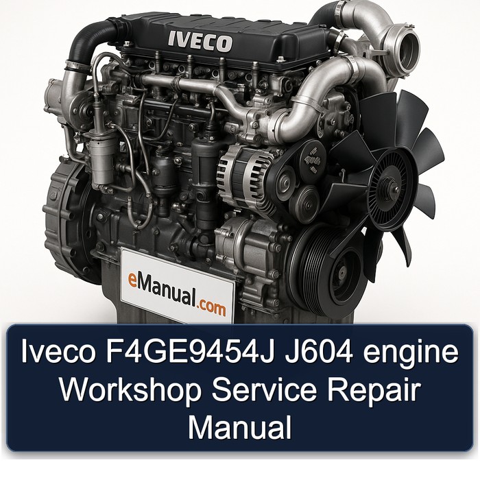 Iveco F4ge9454j J604 Engine Service Repair Workshop Manual PDF