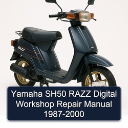 1987-2000 Yamaha Razz SH50 Digital Service Repair Workshop Manual PDF