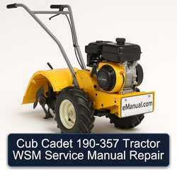Cub Cadet 190-357 Tractor WSM Service Repair Workshop Manual PDF