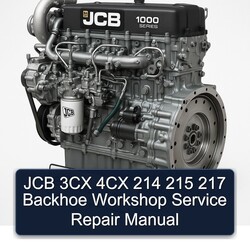 JCB 3CX 4CX 214 215 217 Backhoe Service Repair Workshop Manual PDF