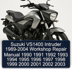 1989-2004 Suzuki Intruder VS1400 Service Repair Workshop Manual PDF