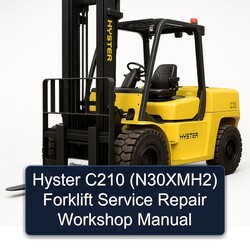 Hyster C210 (N30XMH2) Forklift Service Repair Workshop Manual PDF