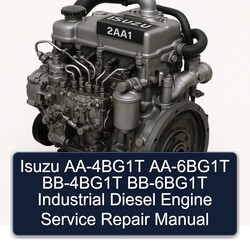 Perkins AA Isuzu -4bg1t -6bg1t BB-4BG1T BB-6BG1T Industrial Diesel Engine Service Repair Workshop Manual PDF