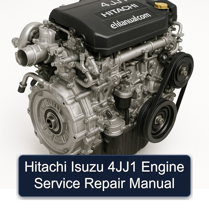 Hitachi 4jj1 Isuzu Engine Service Repair Workshop Manual PDF