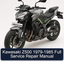 1979-1985 Kawasaki Z Series Z500 Service Repair Workshop Manual PDF
