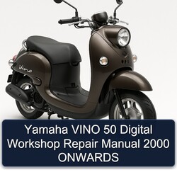 2000 Yamaha Vino 50 Digital Onwards Service Repair Workshop Manual PDF