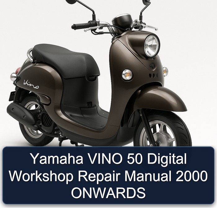 2000 Yamaha Vino 50 Digital Onwards Service Repair Workshop Manual PDF