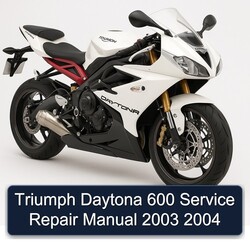 2003-2004 Triumph Daytona Service Repair Workshop Manual PDF