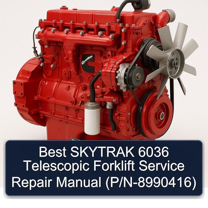 Best Skytrak 6036 Telescopic Forklift (p/n-8990416) Service Repair Workshop Manual PDF