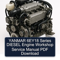 Yanmar 4 BY 6 6ey18 Series Diesel Engine Service Repair Workshop Manual PDF