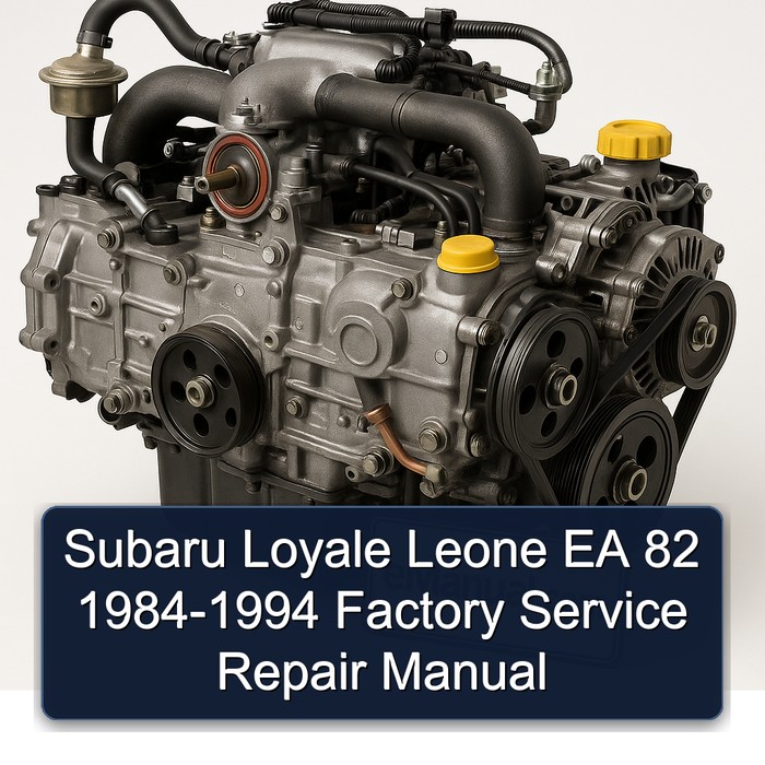 1984-1994 Subaru EA Series Loyale Leone 82 Service Repair Workshop Manual PDF