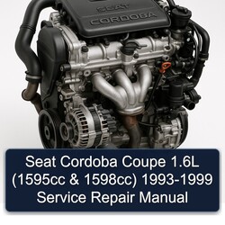 1993-1999 Seat Cordoba Coupe 1.6l (1595cc 1598cc) Service Repair Workshop Manual PDF