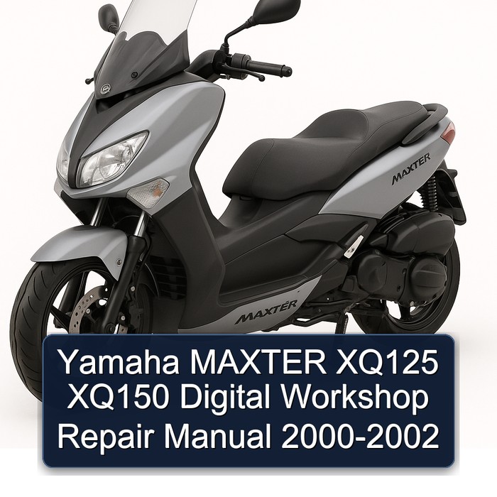 2000-2002 Yamaha Maxter XQ125 XQ150 Digital Service Repair Workshop Manual PDF