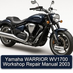 2003 Yamaha Warrior WV1700 Service Repair Workshop Manual PDF