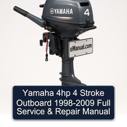 1998-2009 Yamaha 4HP 4 Stroke Outboard Service Repair Workshop Manual PDF