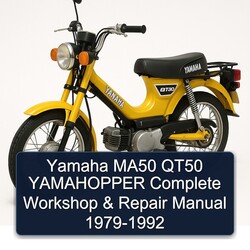 1979-1992 Yamaha QT50 MA50 Yamahopper Service Repair Workshop Manual PDF