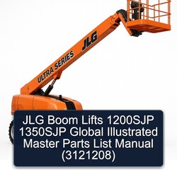 JLG Boom Lifts 1200SJP 1350SJP Global Illustrated Master (3121208) Parts Catalog PDF