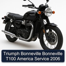 2006 Triumph Bonneville T100 America Service Repair Workshop Manual PDF