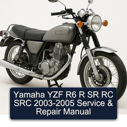 2003-2005 Yamaha YZF Models R6 R SR RC SRC Service Repair Workshop Manual PDF