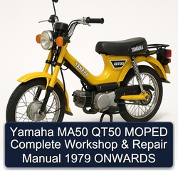 1979 Garelli Moped Yamaha MA50 QT50 Onwards Service Repair Workshop Manual PDF