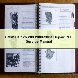 2000-2003 BMW C Models C1 125 200 Service Repair Workshop Manual PDF