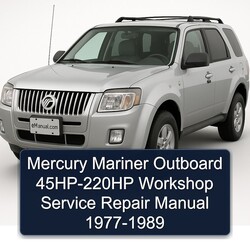 1977-1989 Mercury Mariner Outboard 45HP-220HP Service Repair Workshop Manual PDF