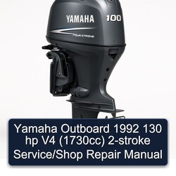 1992 Yamaha Outboard 130 Hp V4 (1730CC) 2-stroke /shop Service Repair Workshop Manual PDF