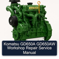John Deere K Series Komatsu GD650A GD650AW Service Repair Workshop Manual PDF
