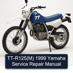 1999 Yamaha TT Models Tt-r125(m) Service Repair Workshop Manual PDF